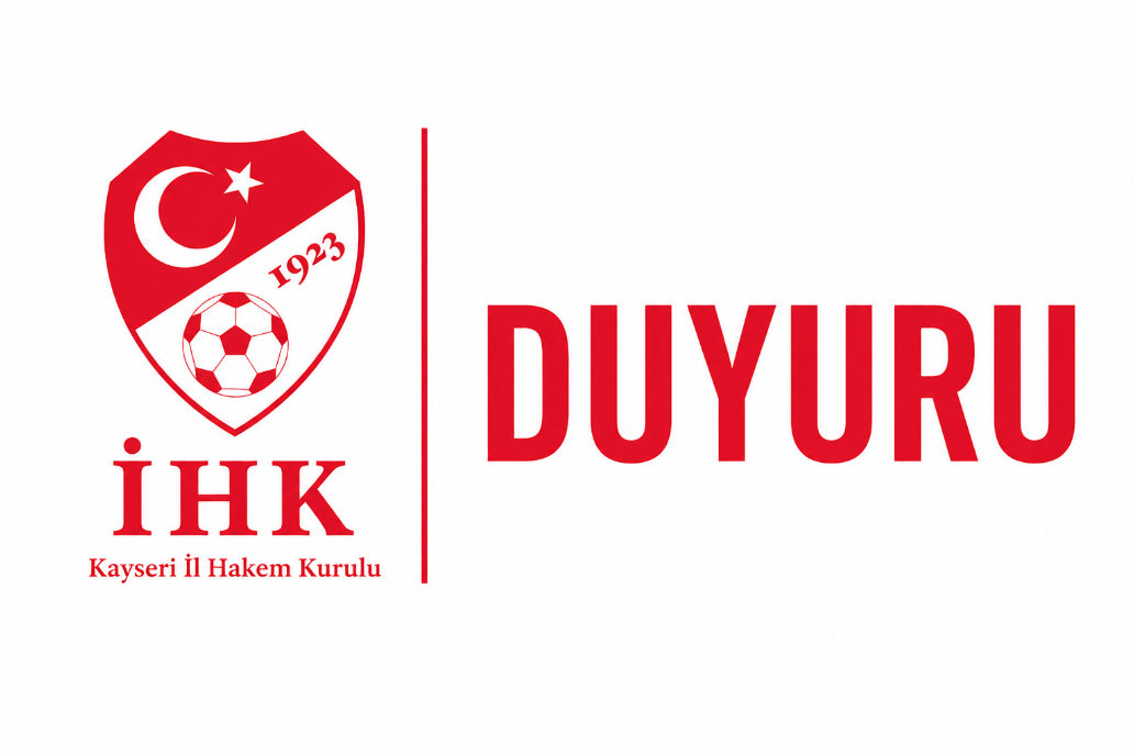 Kayseri'de Futbol Aday Hakem Kursu Açılıyor